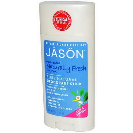 Jason Natural, Deodorant Stick for Men, Unscented 71g