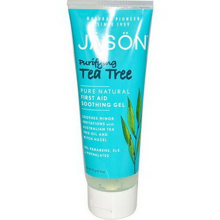 Jason Natural, First Aid Soothing Gel, Purifying Tea Tree 113g