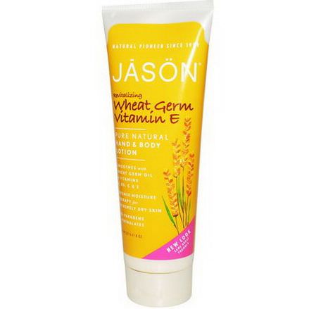 Jason Natural, Hand&Body Lotion, Wheat Germ Vitamin E 227g
