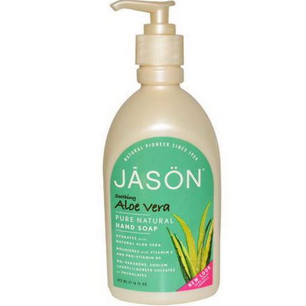 Jason Natural, Hand Soap, Soothing Aloe Vera 473ml
