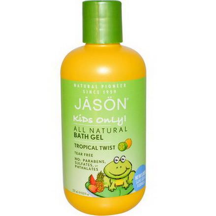 Jason Natural, Kids Only! All Natural Bath Gel, Tropical Twist 237ml