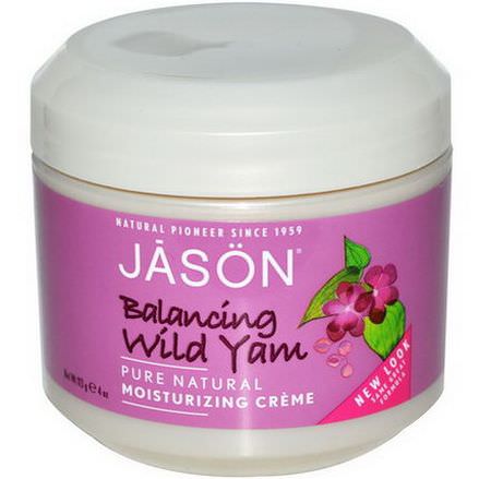 Jason Natural, Moisturizing Cream, Balancing Wild Yam 113g