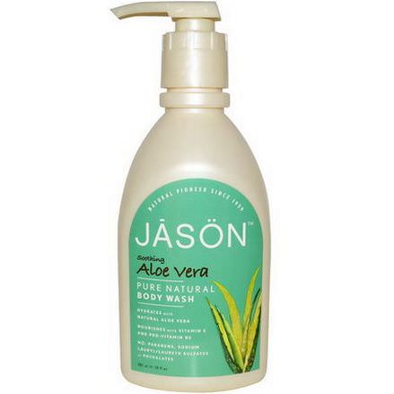 Jason Natural, Pure Natural Body Wash, Soothing Aloe Vera 887ml