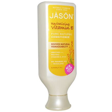 Jason Natural, Pure Natural Conditioner, Revitalizing Vitamin E 454g
