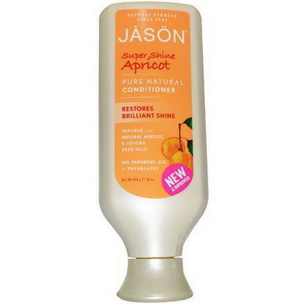 Jason Natural, Pure Natural Conditioner, Super Shine Apricot 454g