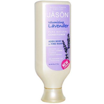 Jason Natural, Pure Natural Conditioner, Volumizing Lavender 454g