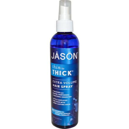 Jason Natural, Thin to Thick, Extra Volume Hair Spray 237ml