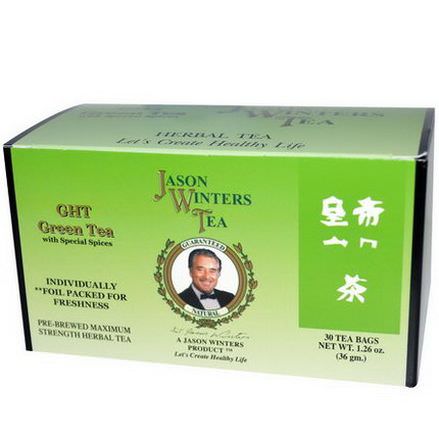 Jason Winters, GHT Green Tea with Special Spices, 30 Tea Bags 36g