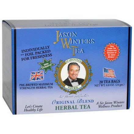 Jason Winters, Original Blend Herbal Tea with Chaparral, 20 Tea Bags 24g