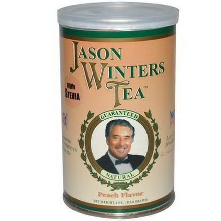 Jason Winters, Pre-Brewed Maximum Strength Herbal Tea, Peach Flavor 113.6g
