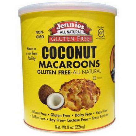 Jennies Gluten Free Bakery, Coconut Macaroons 226g