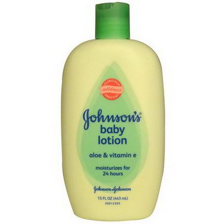 Johnson&Johnson, Baby Lotion, Aloe&Vitamin E 443ml