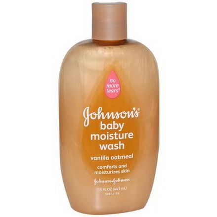 Johnson&Johnson, Baby Moisture Wash, Vanilla Oatmeal 443ml