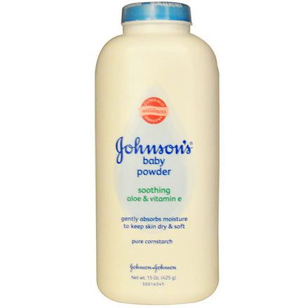 Johnson&Johnson, Baby Powder, Soothing Aloe&Vitamin E 425g