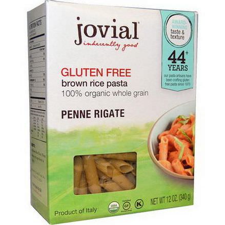 Jovial, Brown Rice Pasta, Penne Rigate, Organic 340g