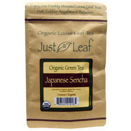 Just a Leaf Organic Tea, Green Tea, Japanese Sencha 56g