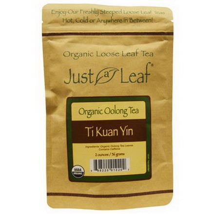 Just a Leaf Organic Tea, Oolong Tea, Ti Kuan Yin 56g