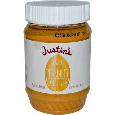 Justin's Nut Butter, Classic Peanut Butter 454g
