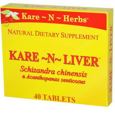 Kare n Herbs, Kare-N-Liver, 40 Tablets