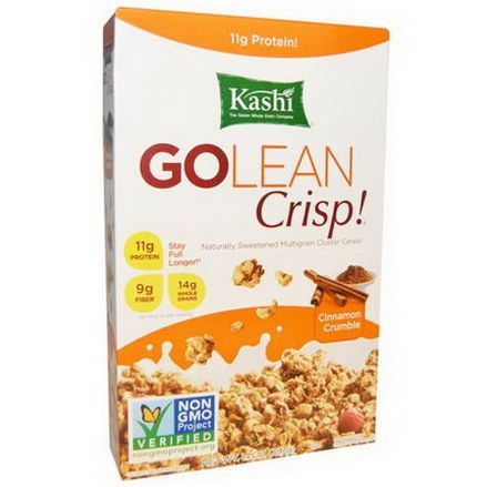 Kashi, GoLean Crisp, Naturally Sweetened Multigrain Cluster Cereal, Cinnamon Crumble 397g