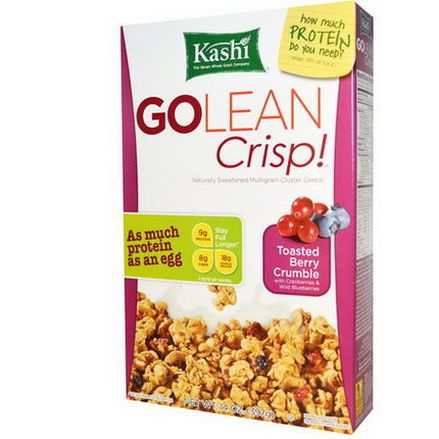 Kashi, GoLean Crisp, Naturally Sweetened Multigrain Cluster Cereal, Toasted Berry Crumble 397g