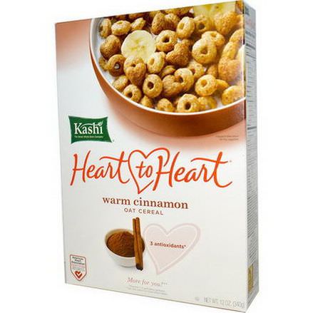 Kashi, Heart to Heart, Oat Cereal, Warm Cinnamon 340g