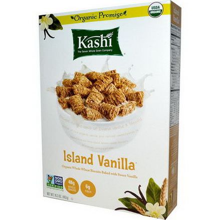 Kashi, Organic Whole Wheat Biscuits Cereal, Island Vanilla 462g