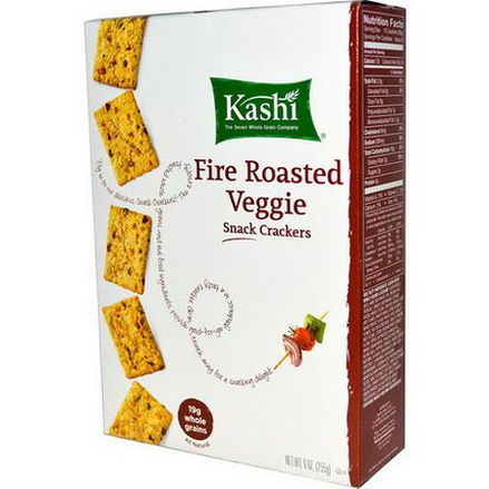 Kashi, Snack Crackers, Fire Roasted Veggie 255g