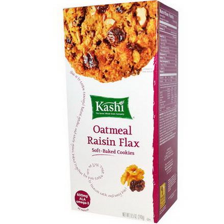Kashi, Soft-Baked Cookies, Oatmeal Raisin Flax 240g