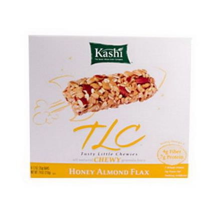 Kashi, TLC All Natural Chewy Granola Bars, Honey Almond Flax 35g Bars