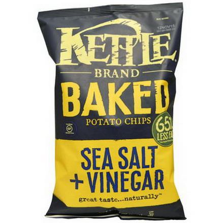 Kettle Foods, Baked Potato Chips, Sea Salt&Vinegar 113g