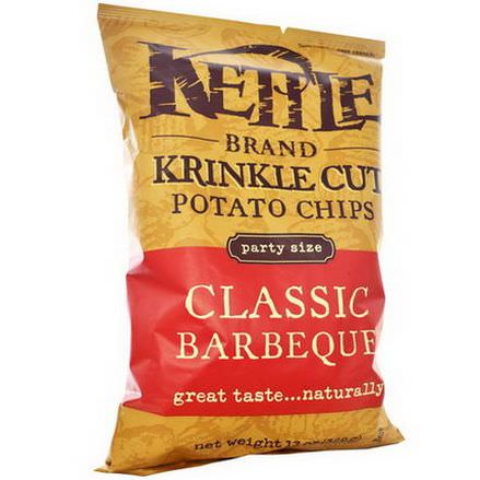 Kettle Foods, Krinkle Cut Potato Chips, Classic Barbeque 369g