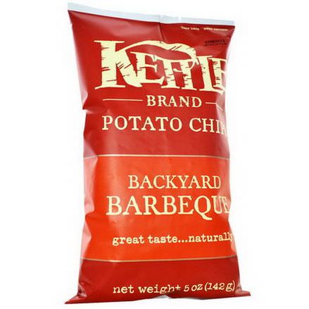 Kettle Foods, Potato Chips, Backyard Barbeque 142g