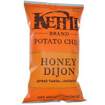 Kettle Foods, Potato Chips, Honey Dijon 142g