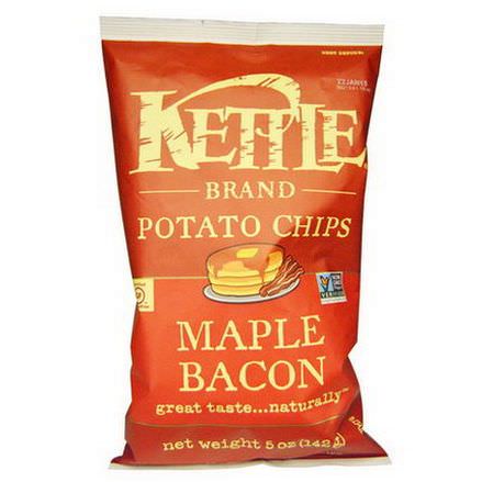 Kettle Foods, Potato Chips, Maple Bacon 142g