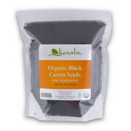 Kevala, Organic Black Cumin Seeds 453g