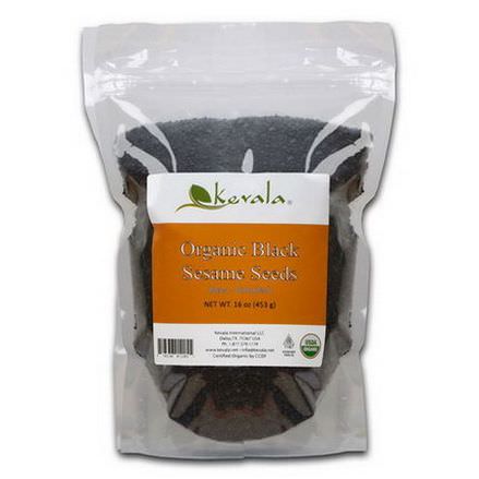 Kevala, Organic Black Sesame Seeds 453g