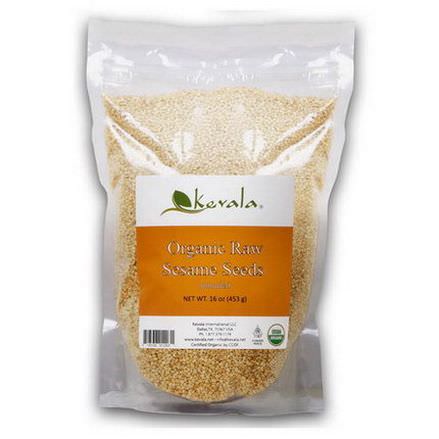 Kevala, Organic Raw Sesame Seeds 453g