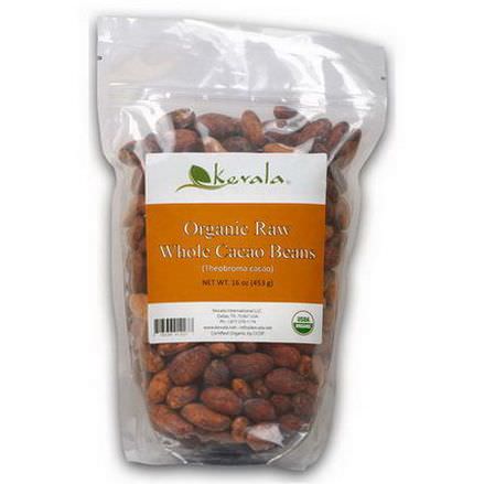 Kevala, Organic Raw Whole Cacao Beans 453g