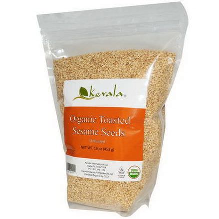 Kevala, Organic Toasted Sesame Seeds 453g
