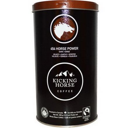 Kicking Horse, 454 Horse Power, Dark, Whole Bean Coffee 350g