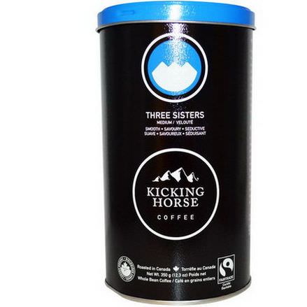 Kicking Horse, Three Sisters, Medium, Whole Bean Coffee 350g