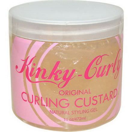 Kinky-Curly, Original Curling Custard, Natural Styling Gel 472ml