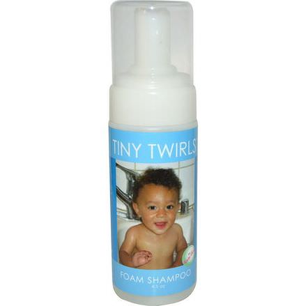 Kinky-Curly, Tiny Twirls, Foam Shampoo, 4.5 oz