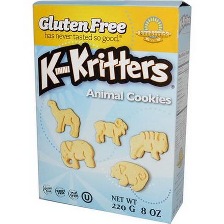 Kinnikinnick Foods, KinniKritters, Animal Cookies 220g