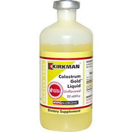 Kirkman Labs, Colostrum Gold Liquid, Unflavored 237ml