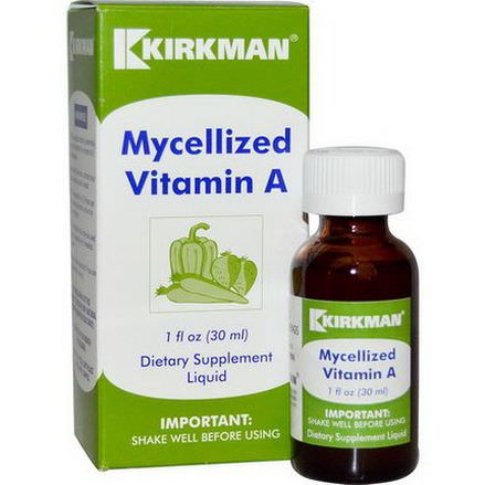 Kirkman Labs, Mycellized Vitamin A Liquid 30ml