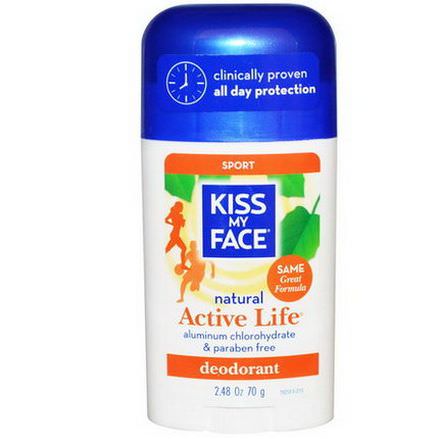 Kiss My Face, Active Life, Sport Deodorant 70g
