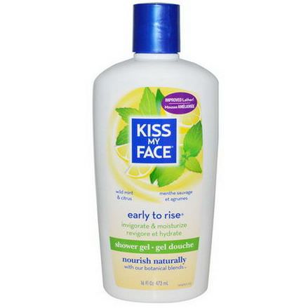 Kiss My Face, Early to Rise, Shower Gel, Wild Mint&Citrus 473ml