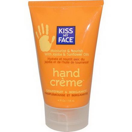 Kiss My Face, Hand Creme, Grapefruit&Bergamot 118ml